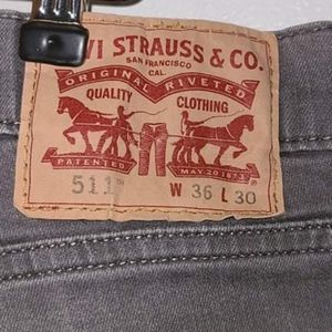Levi's 511 Grey Men's 36/30
